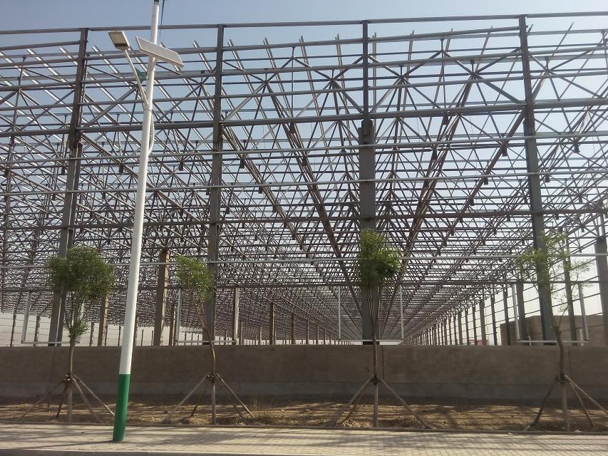 银川汽车工业厂房网架